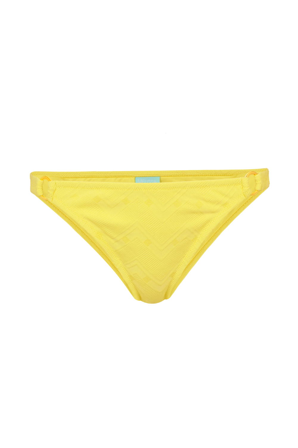 Load image into Gallery viewer, Montenegro Zigzag Lemon Bikini Bottom
