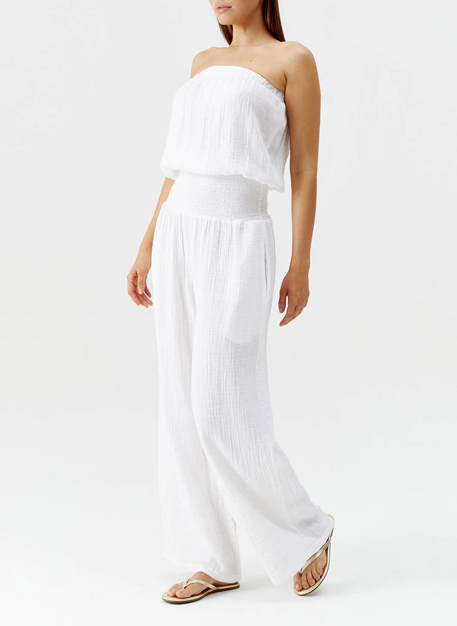 Load image into Gallery viewer, Naomi Jumpsuit White - Jumpsuit
