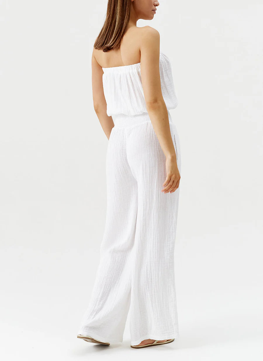 Load image into Gallery viewer, Naomi Jumpsuit White - Jumpsuit
