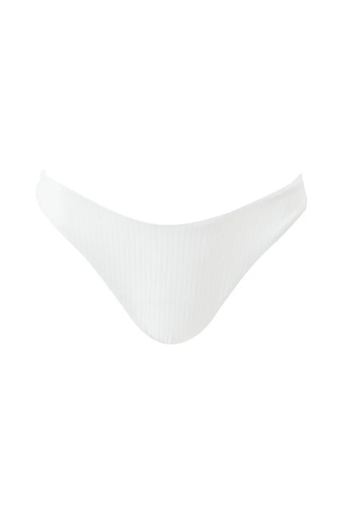 Noto Bikini Bottom Cream Ribbed