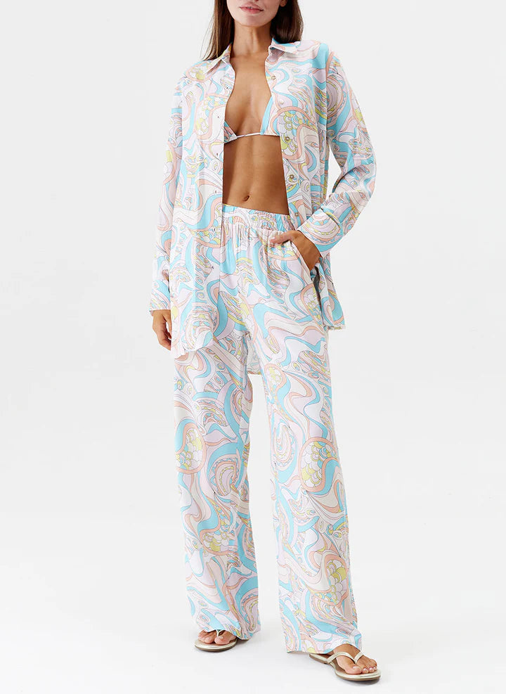 Load image into Gallery viewer, Olivia Trousers Riviera - Bottoms
