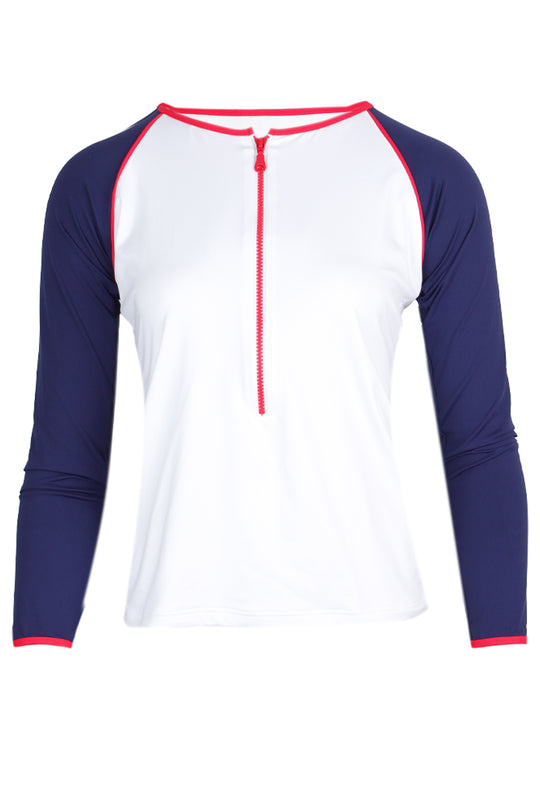 Load image into Gallery viewer, Pacific Sports Long Sleeve Bikini Top
