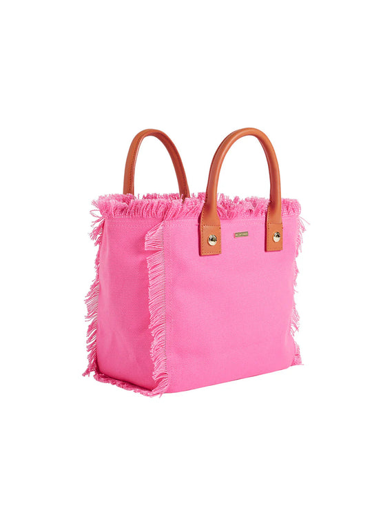 Porto Cervo Bag Hot Pink Tan