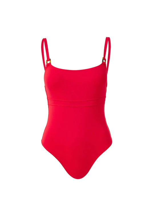 St Lucia One Piece Red
