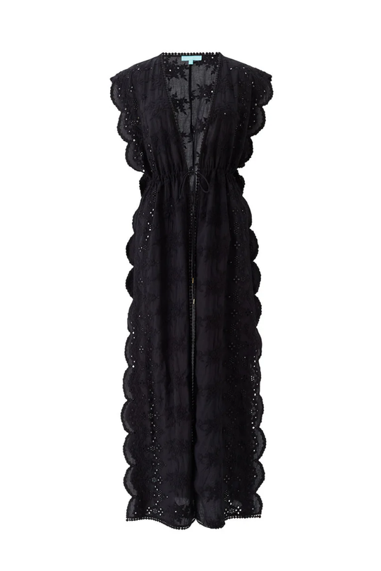 Talitha Long Kaftan Black