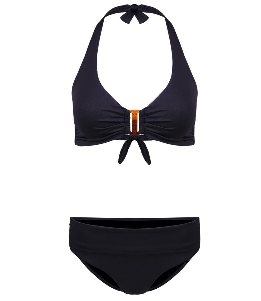 Load image into Gallery viewer, Melissa Odabash Trinidad Bikini Black - XS - Bikini
