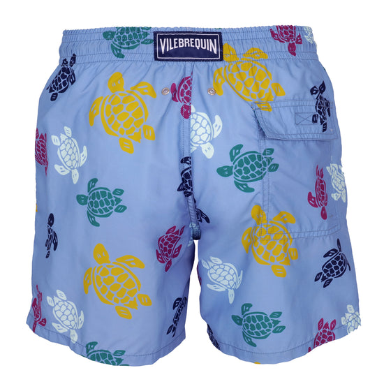 Men Swim Shorts Ronde des Tortues Multicolores
