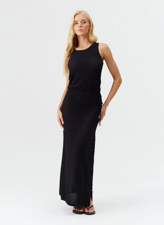 Mia Long Dress Black - Dress