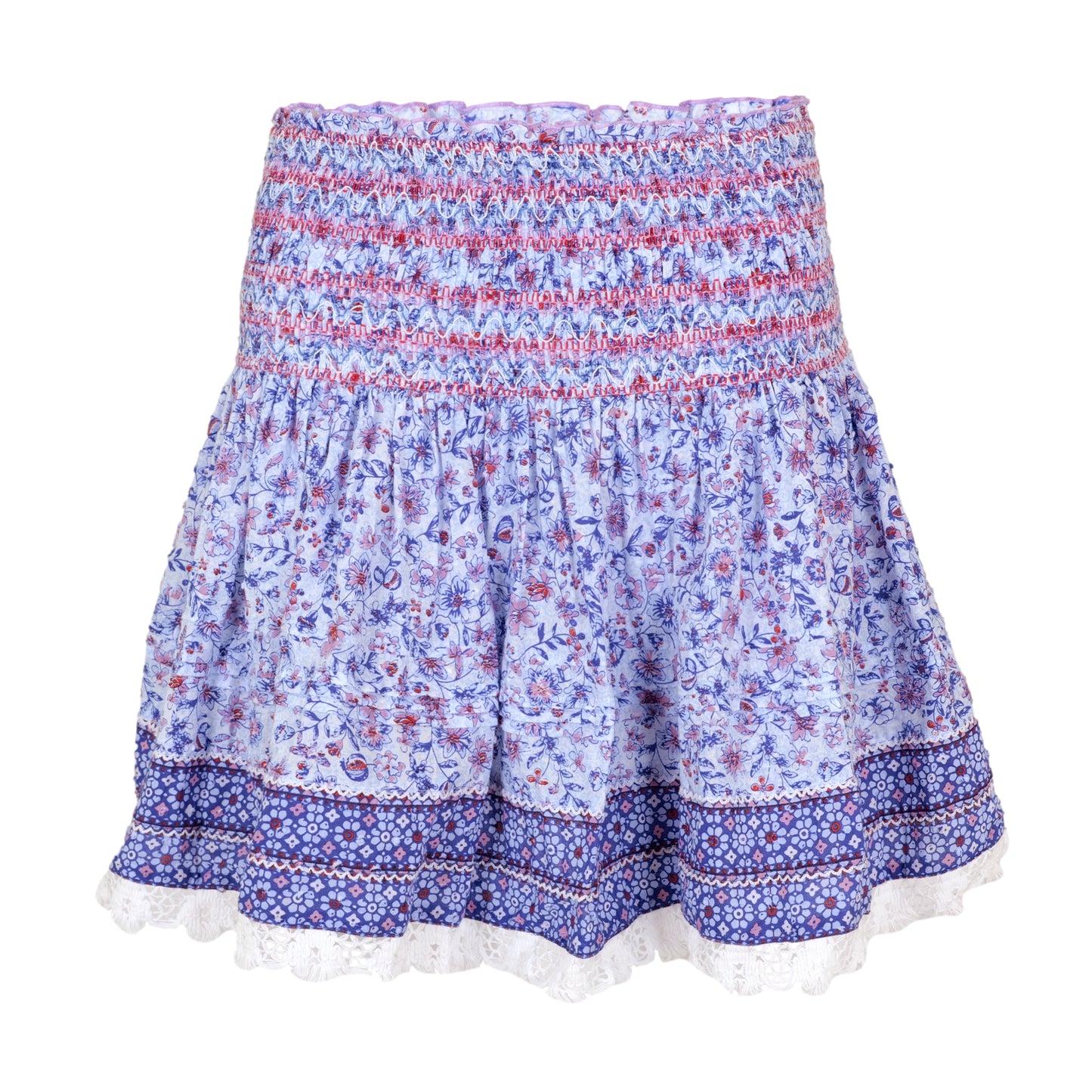 Load image into Gallery viewer, Mini Skirt Galia Blue Magnolia - Skirt
