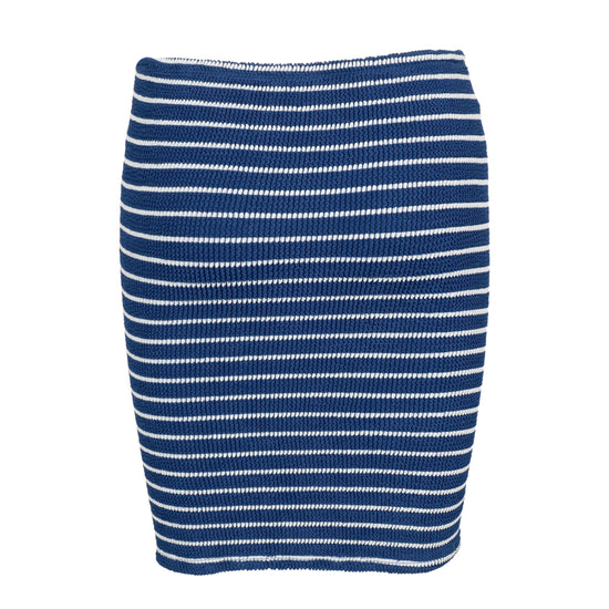 Mini Skirt Navy/White