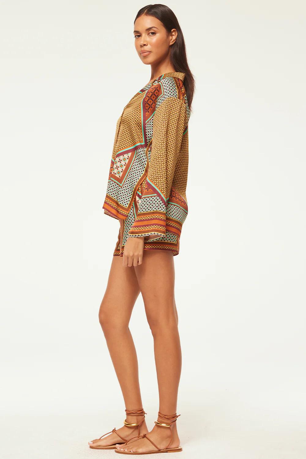 Load image into Gallery viewer, Elam Short Positano Scarf - Shorts
