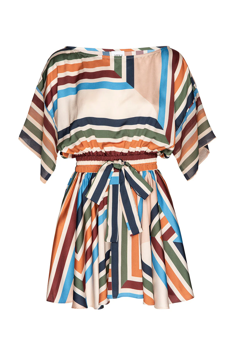 Elia Dress San Miguel Stripe