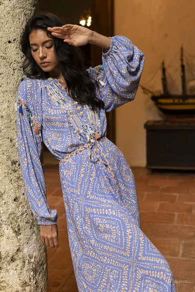 Alina Long Dress Purple - ONE SIZE - Dress