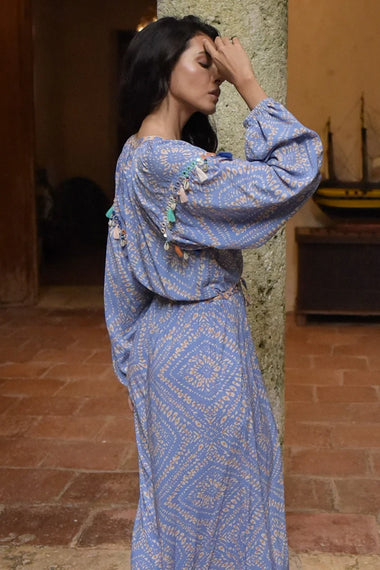 Alina Long Dress Purple - ONE SIZE - Dress