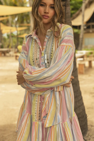 Antonia Short Dress Multi - ONE SIZE - Dress