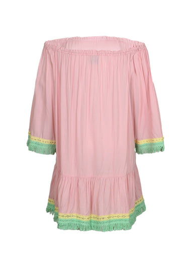 Azra Short Dress Pink - ONE SIZE - Dress