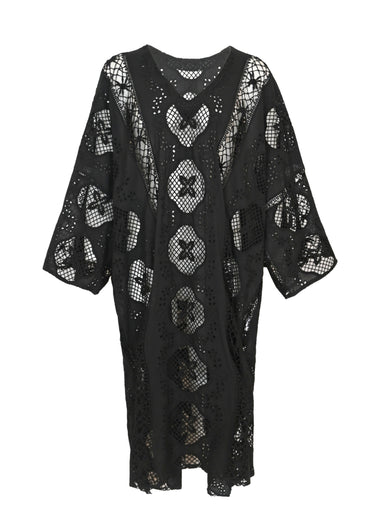 Eden Caftan Black - ONE SIZE - Kaftan