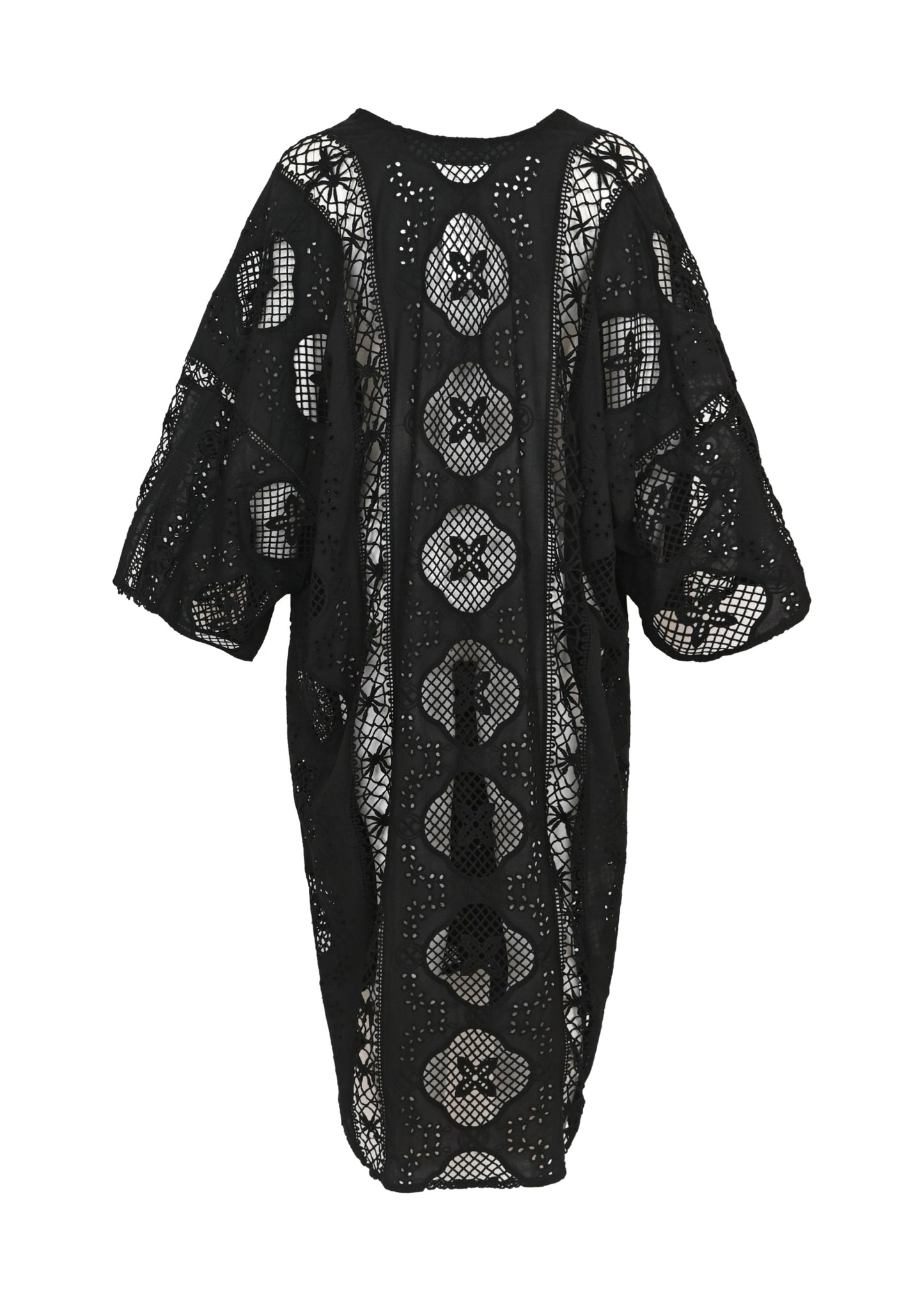 Load image into Gallery viewer, Eden Caftan Black - ONE SIZE - Kaftan
