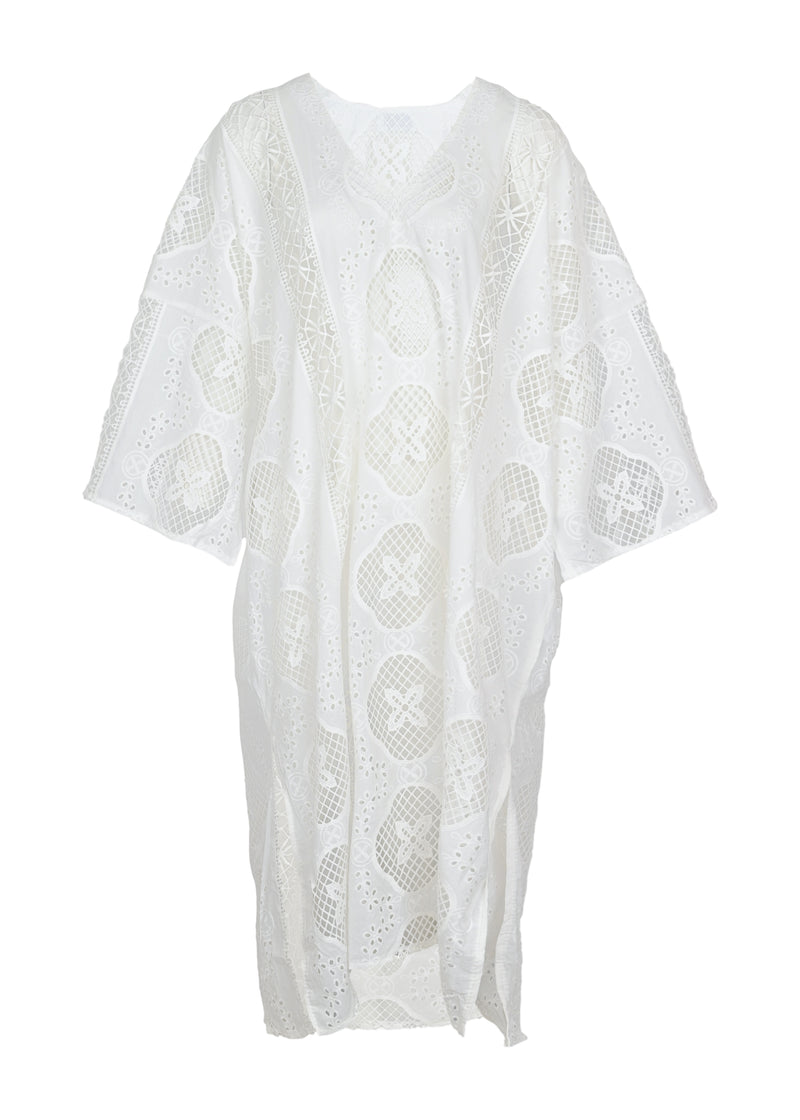 Eden Caftan White