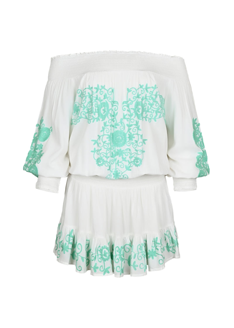 Eleyna Short Dress White