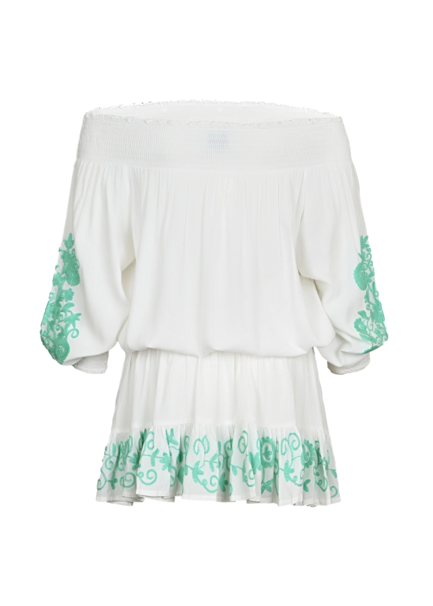 Load image into Gallery viewer, Eleyna Short Dress White - ONE SIZE - Dress
