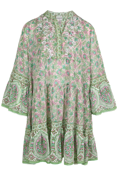 Dress Helena Pink Green - Dress