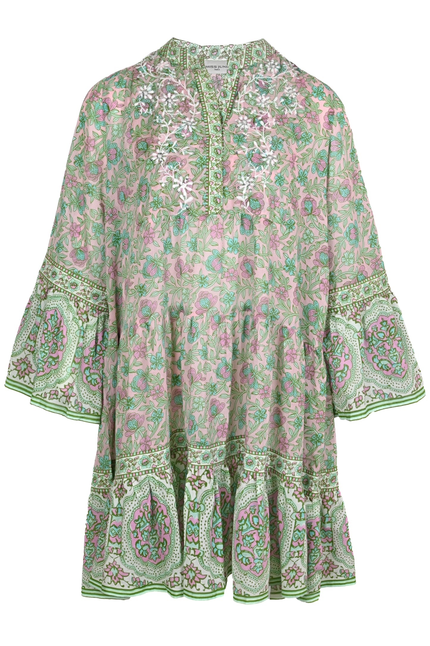 Dress Helena Pink Green - Dress