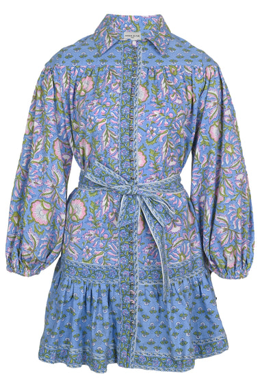 Lorena Short Dress Blue - ONE SIZE - Dress