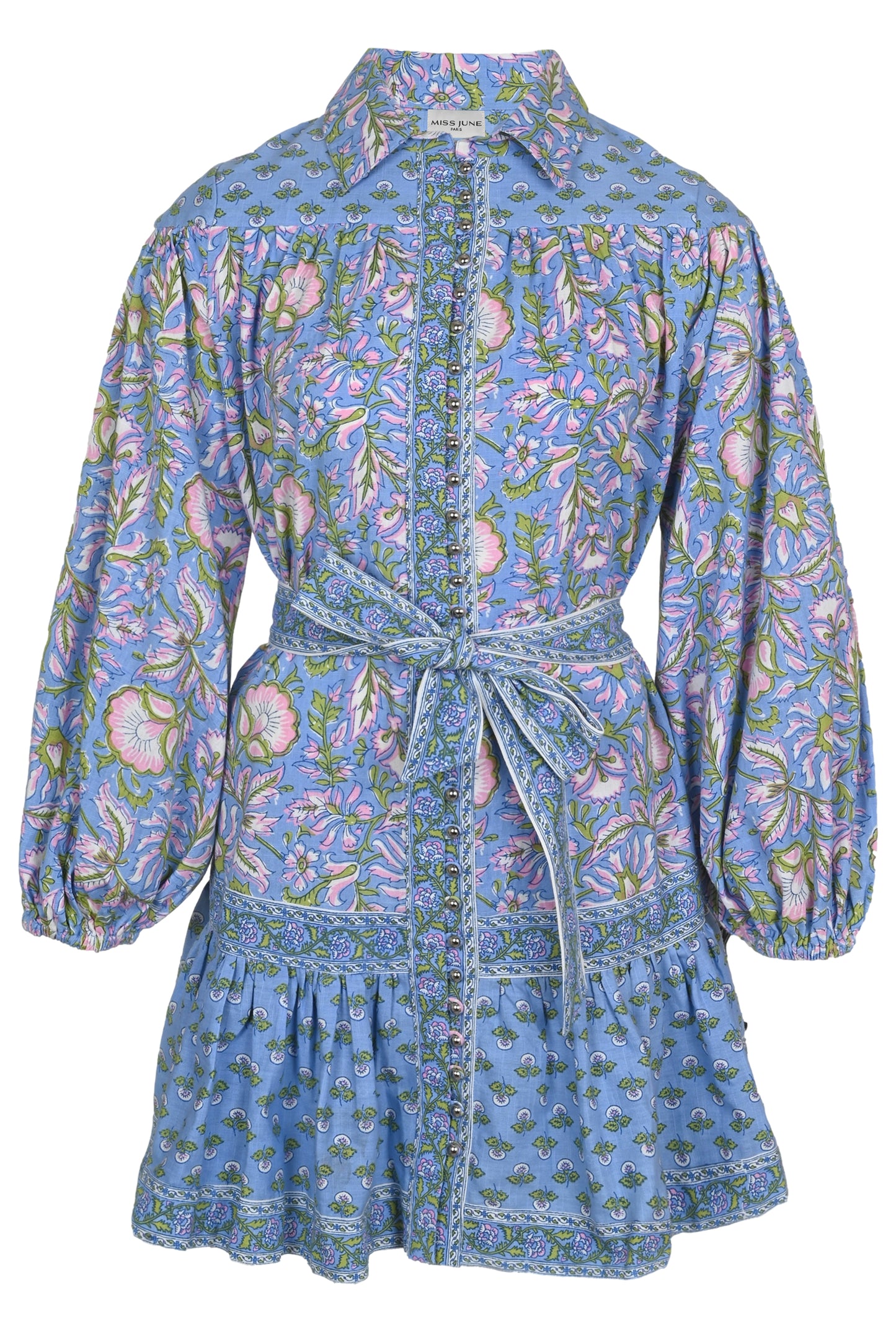 Load image into Gallery viewer, Lorena Short Dress Blue - ONE SIZE - Dress
