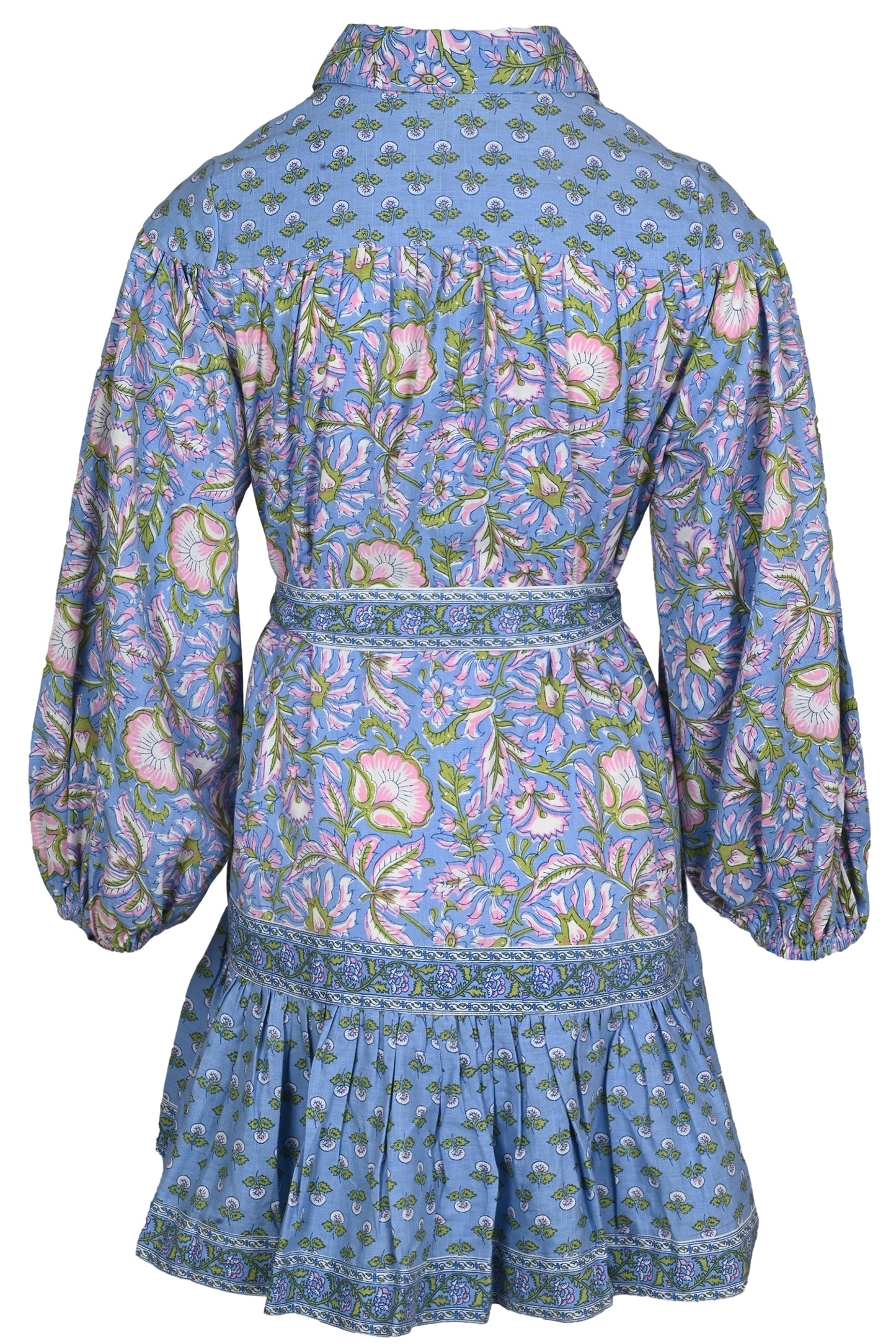 Load image into Gallery viewer, Lorena Short Dress Blue - ONE SIZE - Dress
