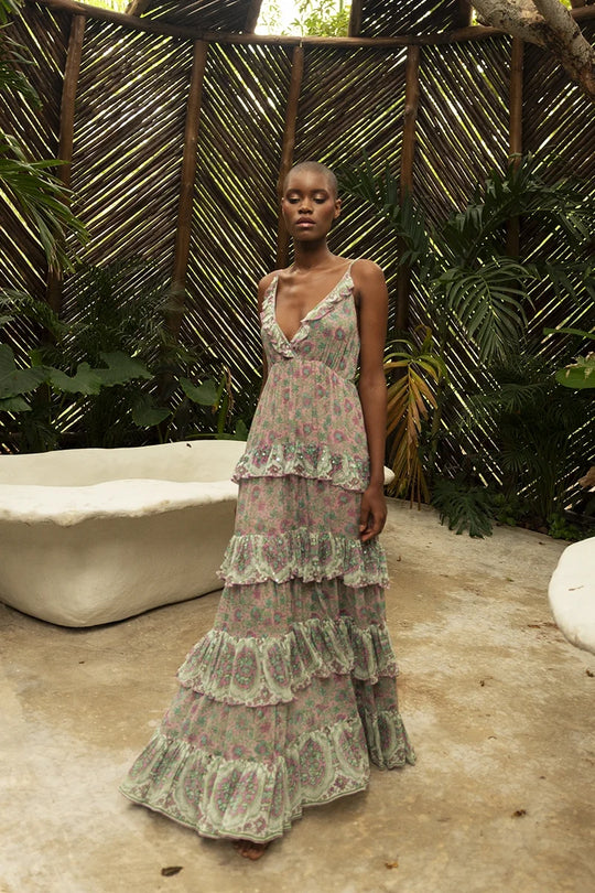 Load image into Gallery viewer, Pamela Long Dress Pink - ONE SIZE - Dress
