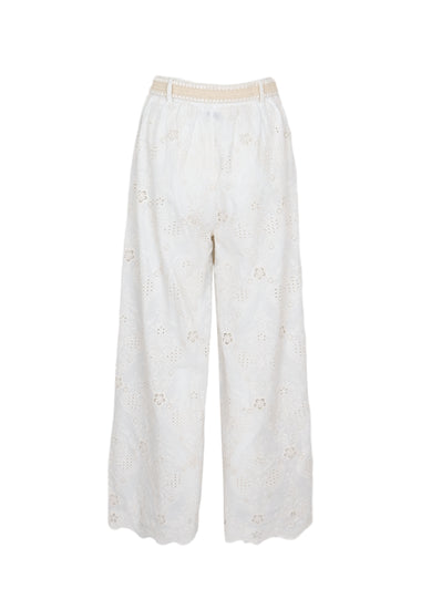 Pants Leni Ecru - Trousers
