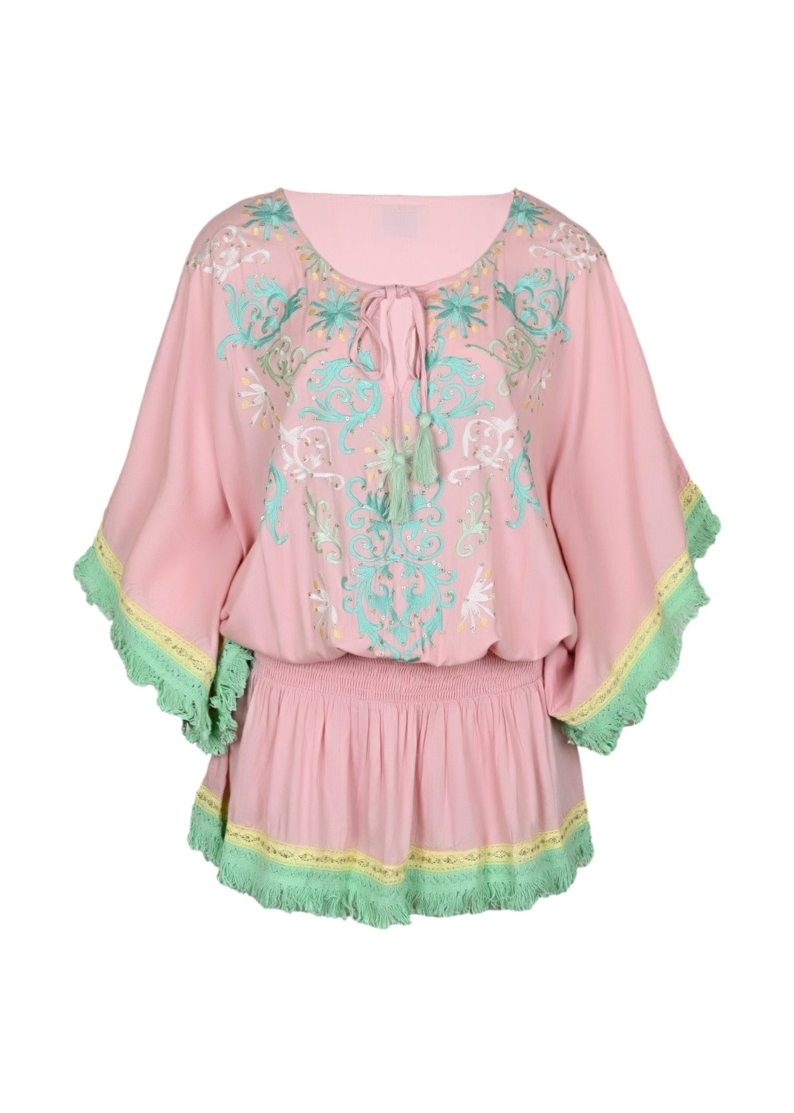 Load image into Gallery viewer, Sejla Short Dress Pink - ONE SIZE - Dress
