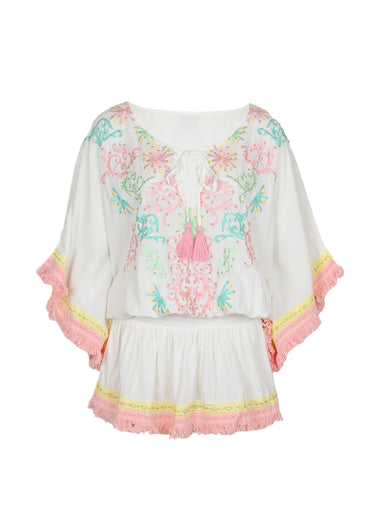 Sejla Short Dress White - ONE SIZE - Dress