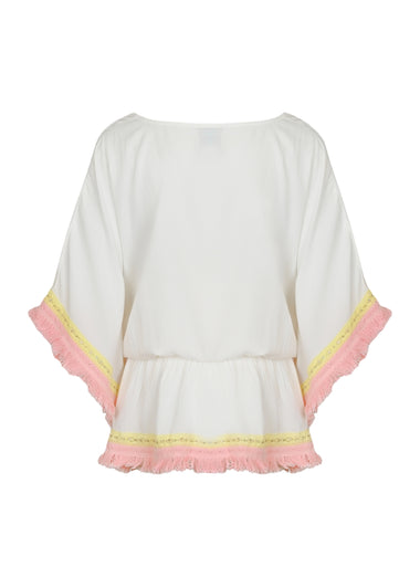 Sejla Short Dress White - ONE SIZE - Dress
