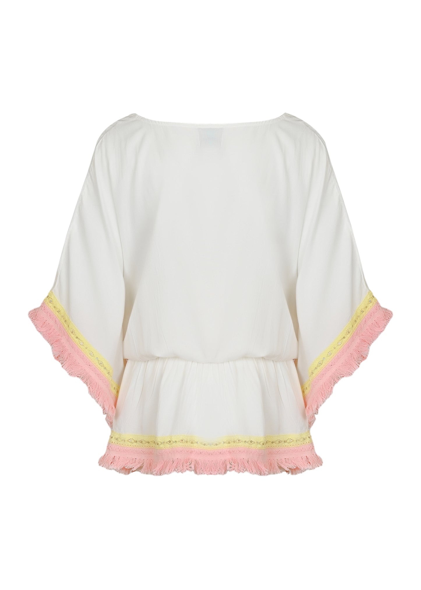 Load image into Gallery viewer, Sejla Short Dress White - ONE SIZE - Dress
