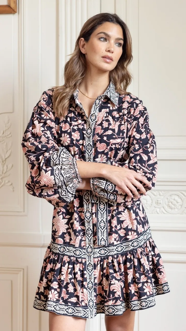 Cassandra Short Dress Multi - ONE SIZE - Dress