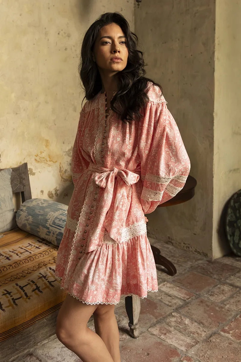 Load image into Gallery viewer, Dress Heidi Peach - ONE SIZE - Dress
