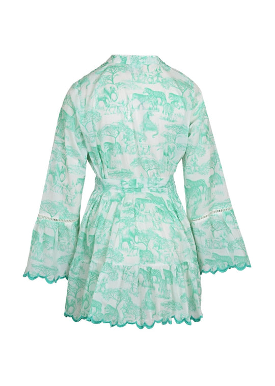 Load image into Gallery viewer, Soa Dress Aqua - Dress
