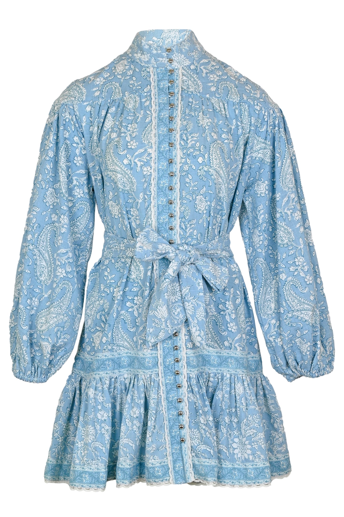Load image into Gallery viewer, Clemence Short Dress Light Blue - ONE SIZE - Dress

