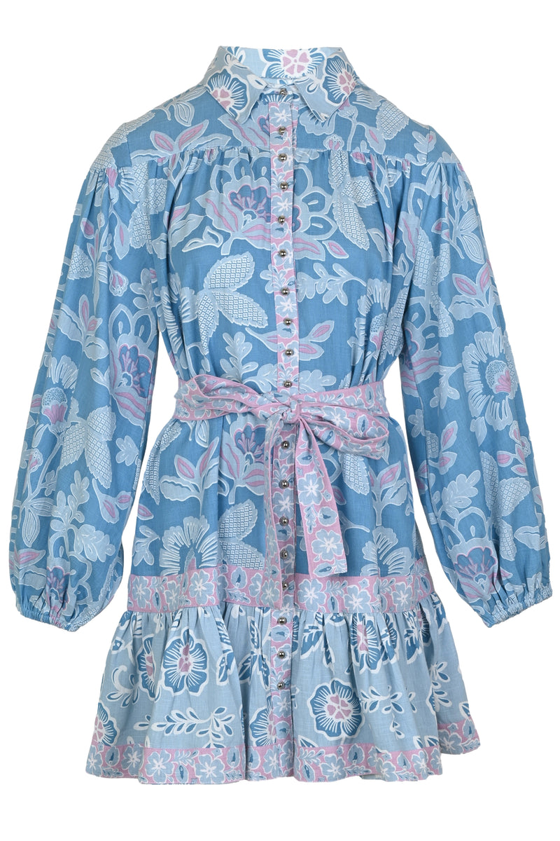 Juliette Short Dress Light Blue