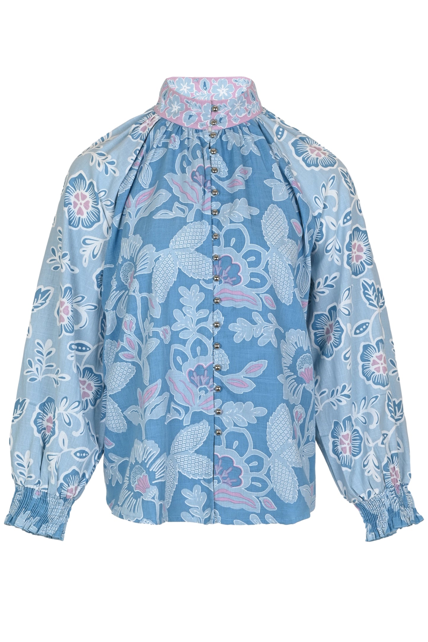 Load image into Gallery viewer, Amelie Shirt Light Blue - ONE SIZE - Top

