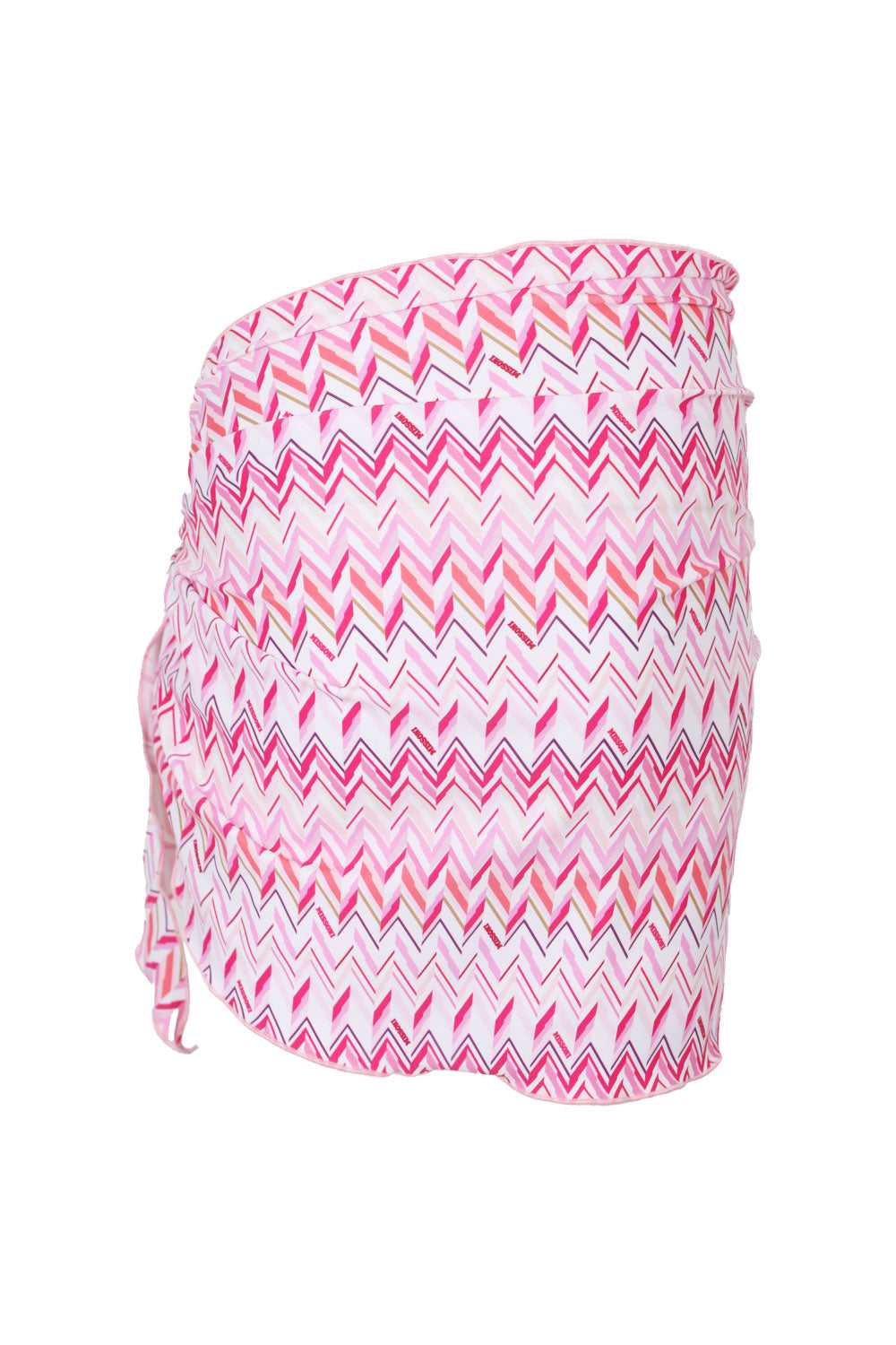Load image into Gallery viewer, Girls Ivory White Zigzag Pattern Sarong
