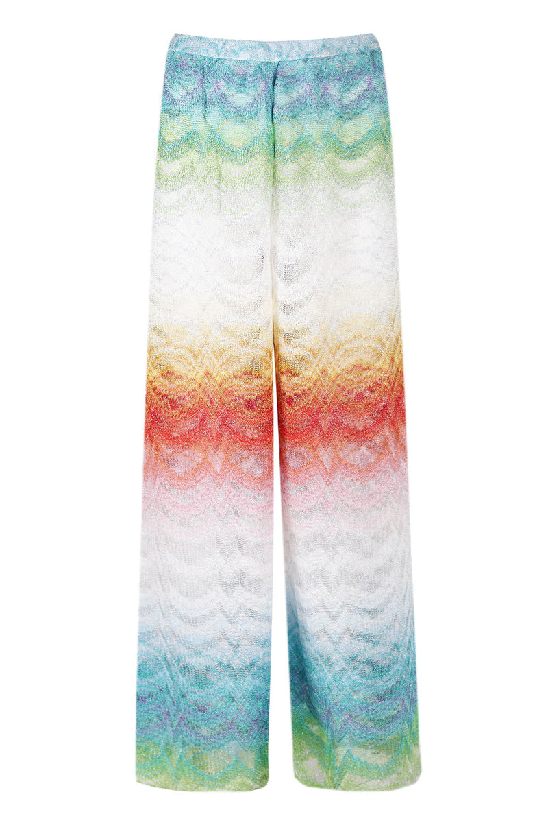 Cover-up Trousers in Shaded Lame Viscose
