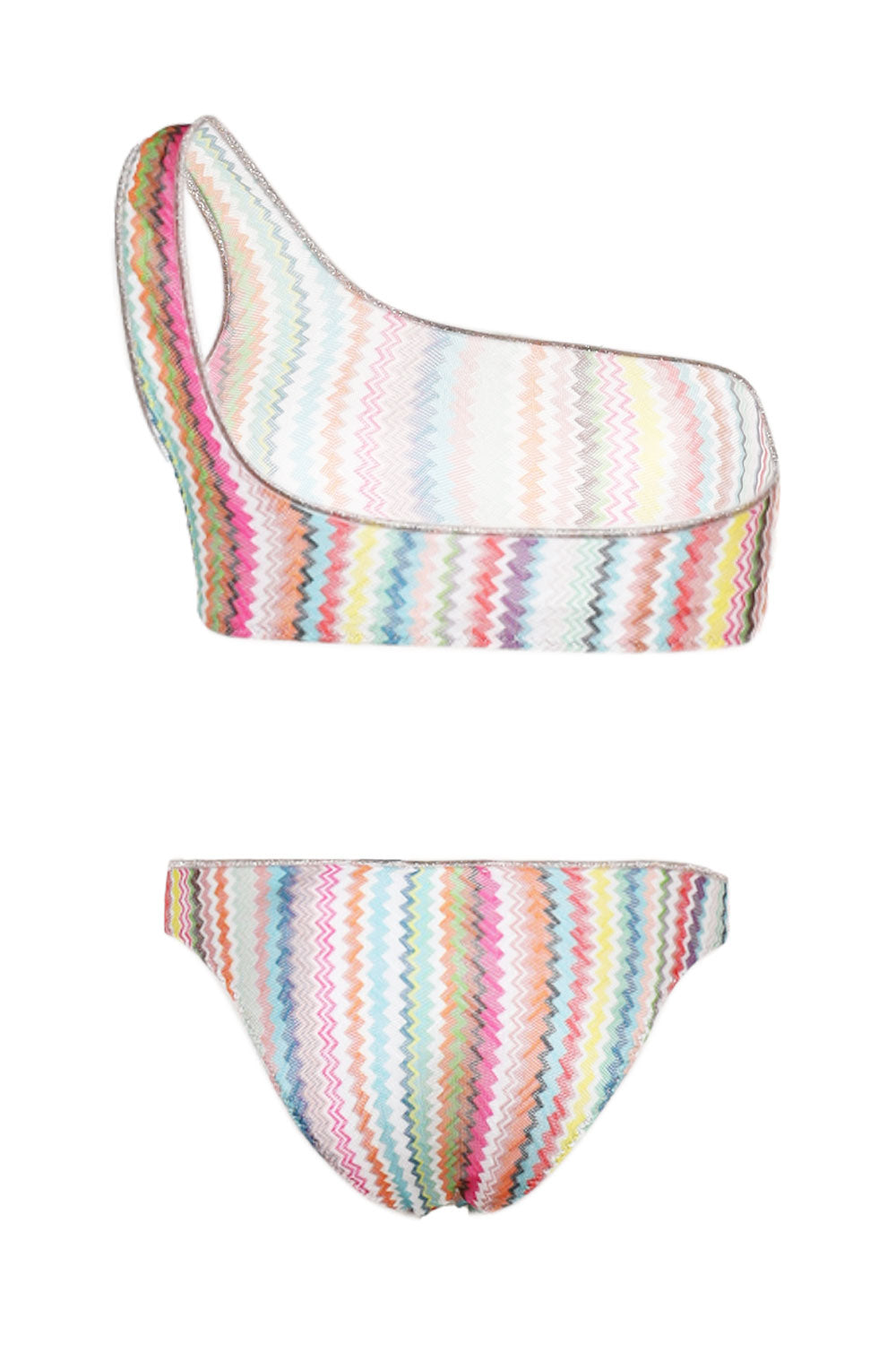 Load image into Gallery viewer, Degrade Lace One Shoulder Bikini Multicolour
