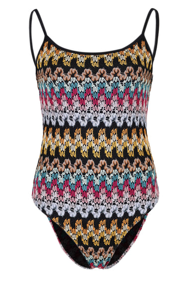 One Piece Swimsuit In Lame Viscose Lace