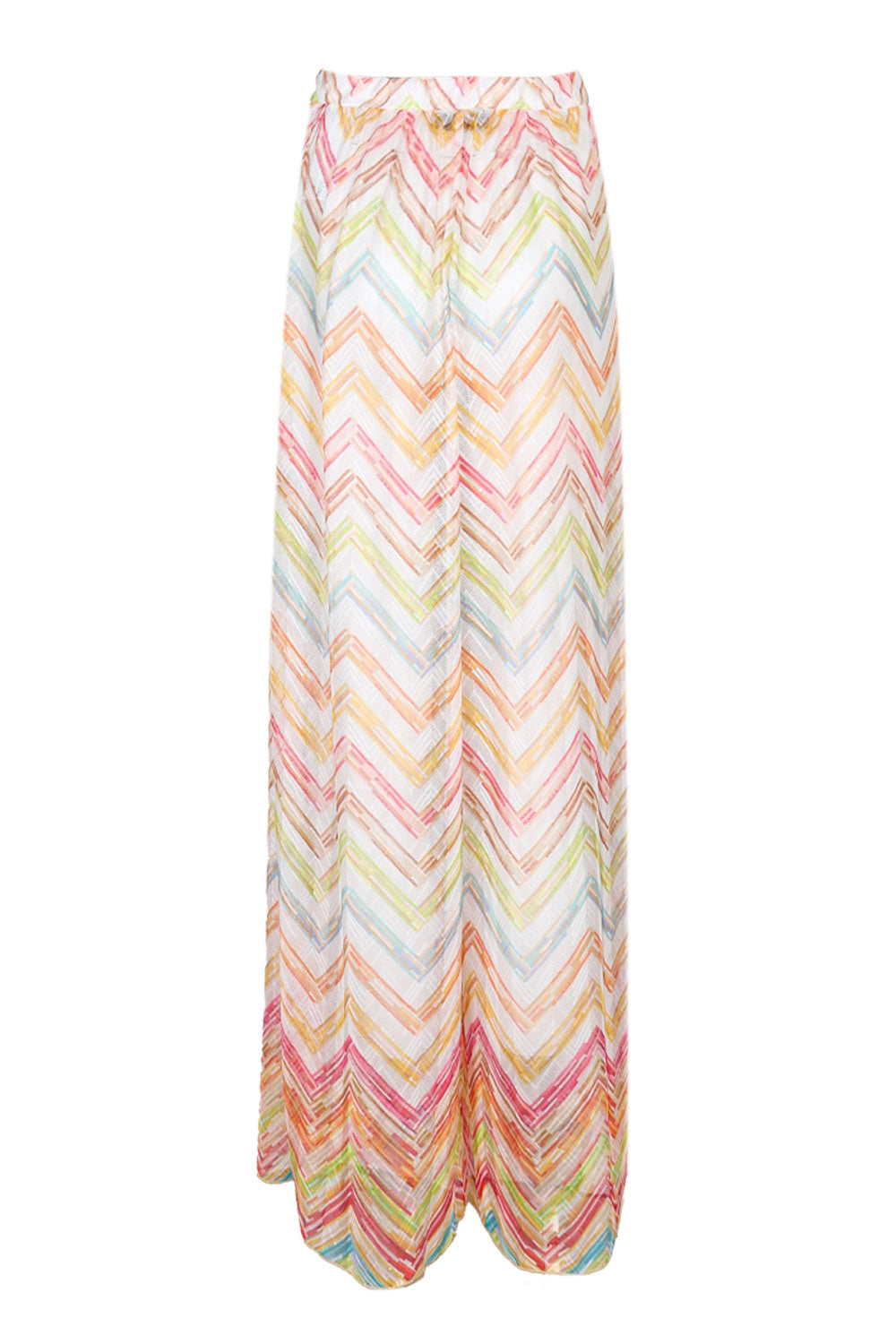 Load image into Gallery viewer, Printed Tulle Cover Up Palazzo Trousers

