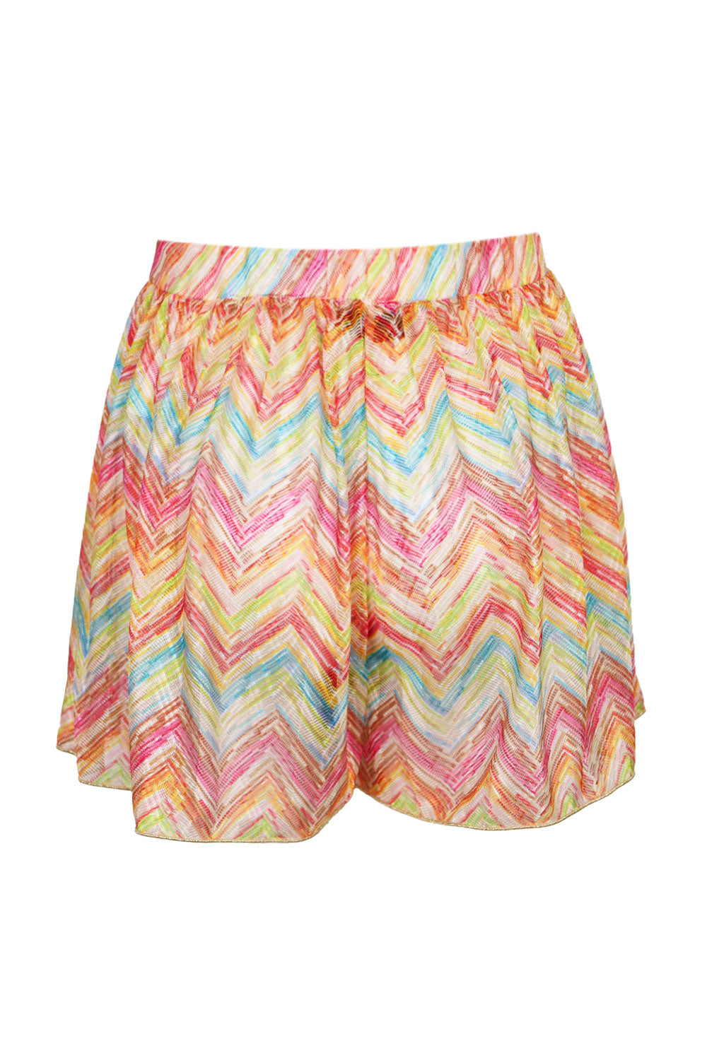 Load image into Gallery viewer, Printed Tulle Cover Up Shorts

