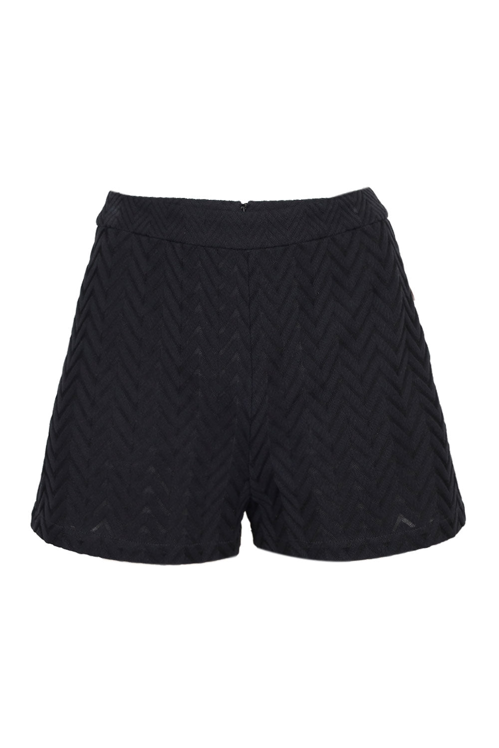 Load image into Gallery viewer, Short In Chevron And Cotton Black Beauty
