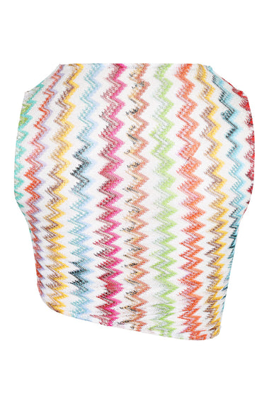 Viscose Lame Blend Tank Top Multicolor